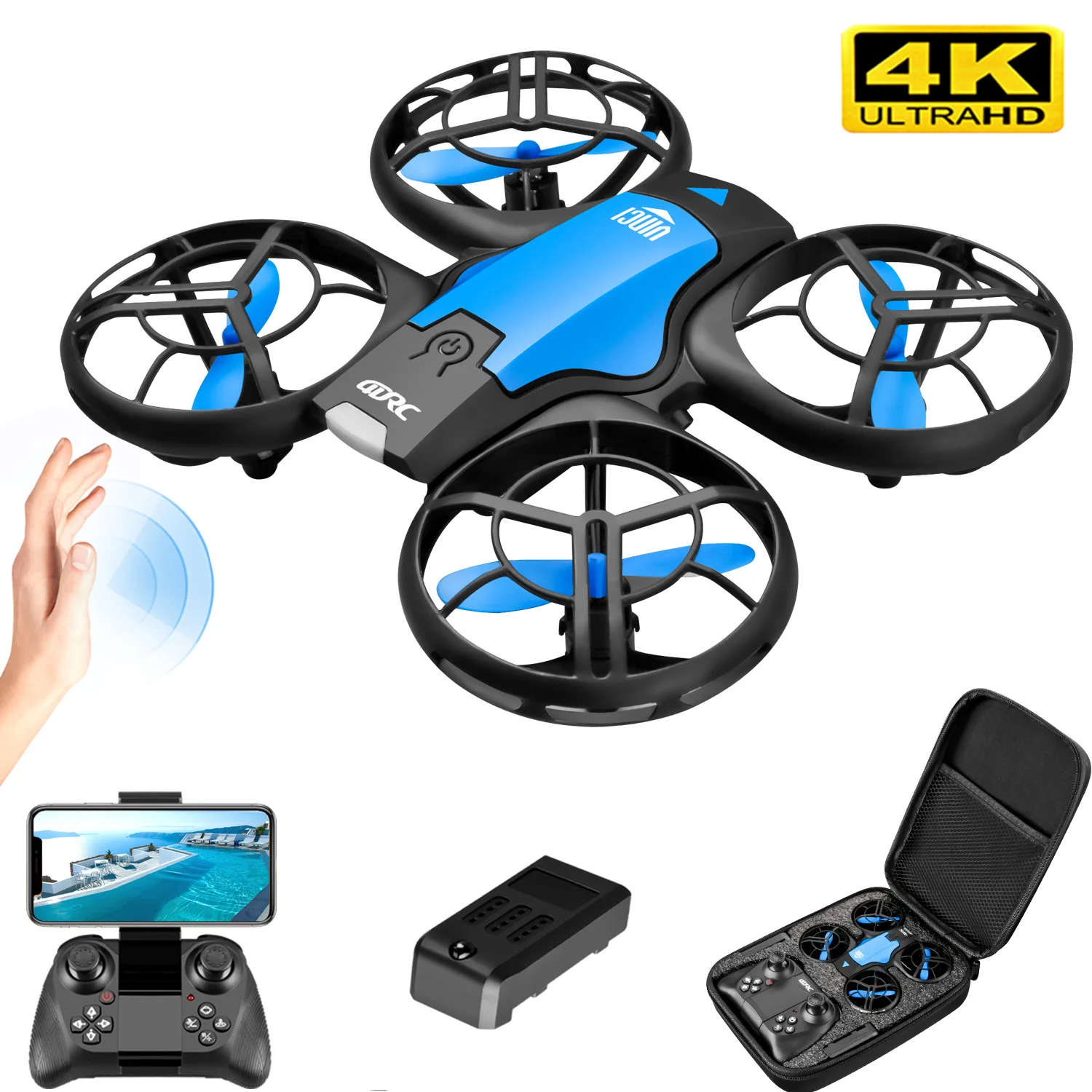 Drone Surveying - V8 New Mini Drone 4K Professional