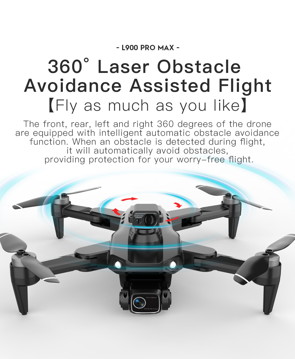 LYZRC L900 PRO MAX Laser obsta - огляд і ціна Drone Surveying