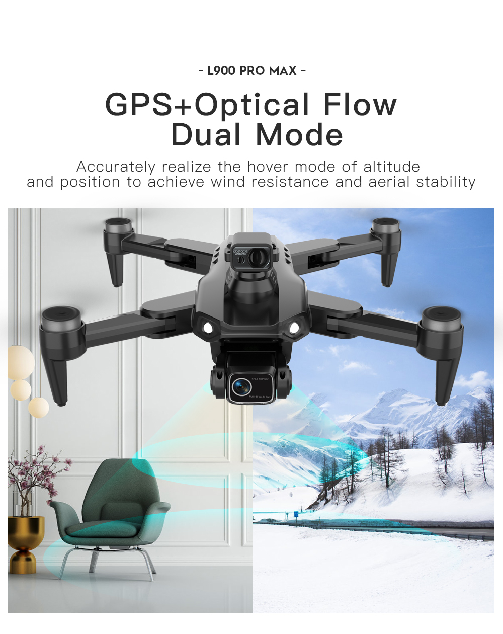 LYZRC L900 PRO MAX Laser obsta - огляд і ціна Drone Surveying