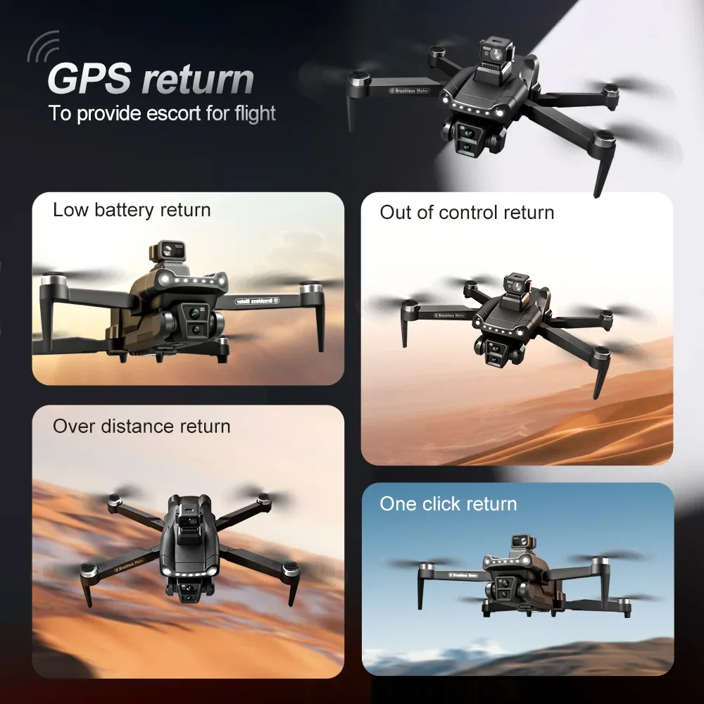 Original V198GPS 4K Drone Prof - огляд і ціна Drone Thermal Imaging